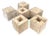 Travertine Desk Objects, Italy, 1970s, Set of 6 For Sale