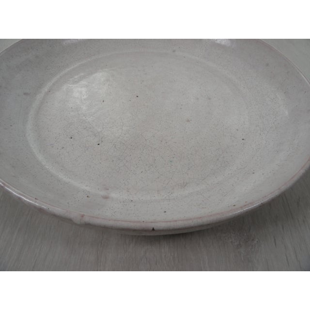 Ceramic 18th Century Asian Style White Charger For Sale - Image 7 of 8