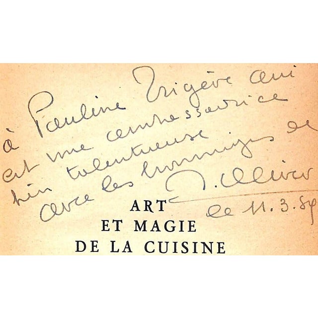 "Art Et Magie De La Cuisine" 1957 Oliver, Raymond For Sale - Image 4 of 7