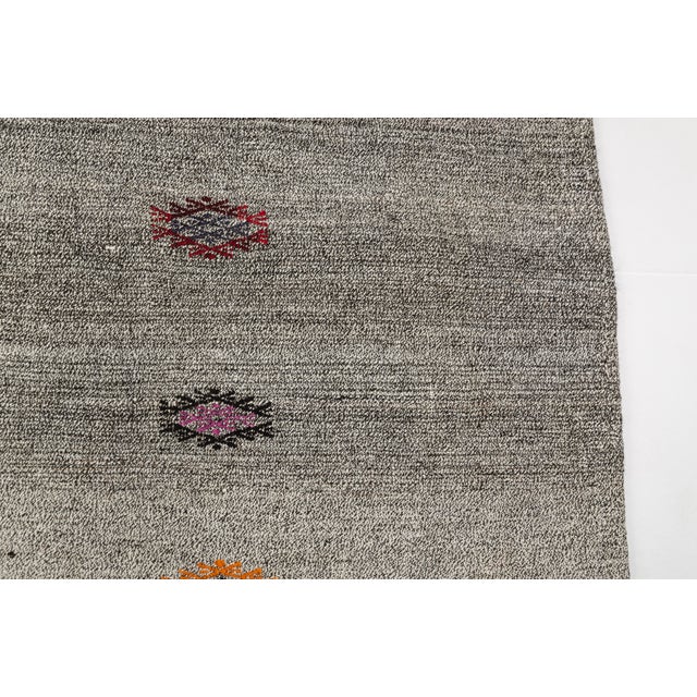 1970s Vintage Home Living Oversize Kilim Rug For Sale - Image 5 of 10