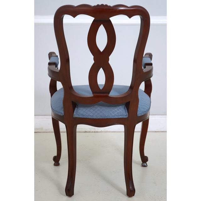 Pair of Mahogany Ribbon Back Armchairs For Sale - Image 4 of 18