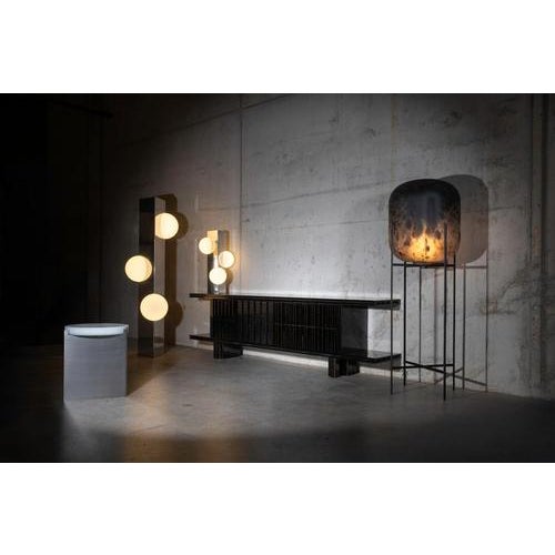 Contemporary Small Smoky Grey Sfera Floor Lamp by Pulpo For Sale - Image 3 of 6