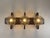 Brown Vintage Three-Glass Globe Wall Light from Kaiser Leuchten, 1960s For Sale - Image 8 of 18