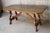 Brown Refectory-Style Table in Light Walnut, Early 1900s For Sale - Image 8 of 8
