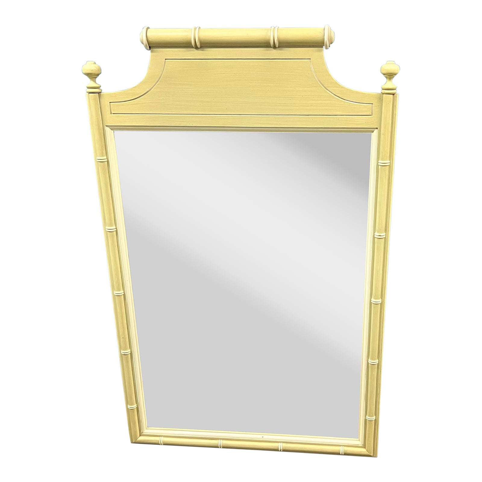 Henry Link Faux Bamboo Bali Hai Mirror | Chairish Henry Link Faux Bamboo Bali Hai Mirror | Chairish