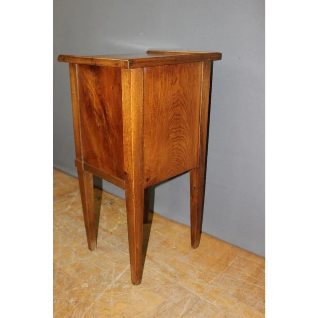 Vintage Bedside Table in Walnut For Sale - Image 5 of 10