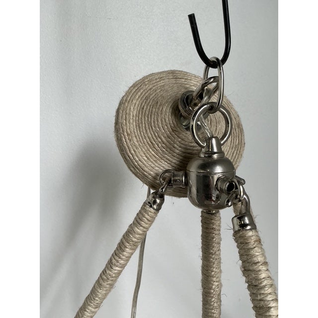 Vintage Roshambeaux “Frankie Malibu” Beaded Chandelier For Sale - Image 10 of 12