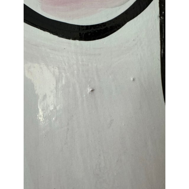 Mid 20th Century Thomas Pulgini, Expressionist Nude With Colorful Background For Sale - Image 5 of 8