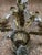 Rococo Pair of Preciosa-Lustry Czech Brass Six-Light Wall Sconces For Sale - Image 3 of 7