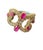 Vintage Sterling Silver Ring W/Natural Ruby and Diamond Size 4 For Sale - Image 12 of 12