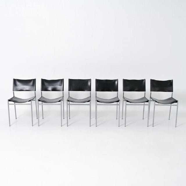 SE06 Dining Chairs by Martin Visser for T Spectrum, 1960s, Set of 6 For Sale - Image 4 of 18