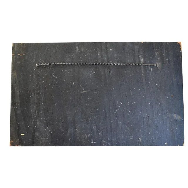 Wood Antique Fruit and Flower Still Life Wall Hanging on Wood With Campaign Brackets For Sale - Image 7 of 8