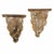 Offering this pair of vintage wooden hand carved decorative display wall brackets. Great way to show off collections and...
