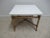 Brown Mid-Century Bamboo Willow & Reed Formica End Table For Sale - Image 8 of 8