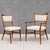 1950s Mid Century Modern Mahogany Dining Chairs Attributed to Paul McCobb for Directional For Sale - Image 9 of 12