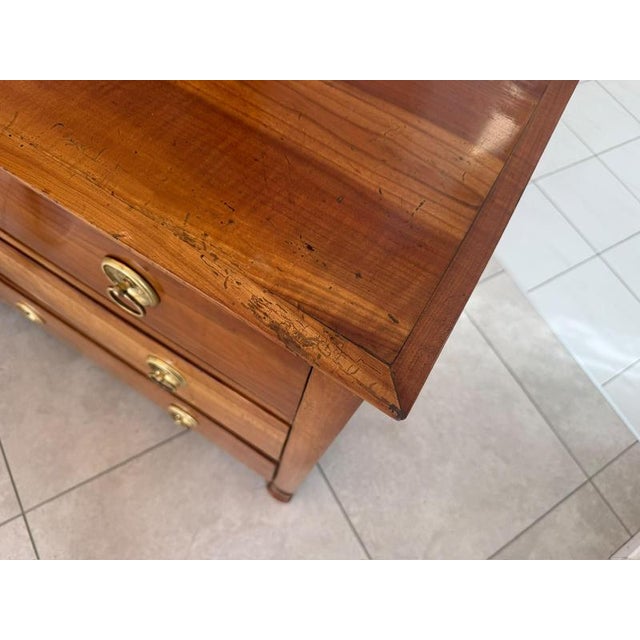 Biedermeier Chest of Drawers in Cherrywood For Sale - Image 13 of 18