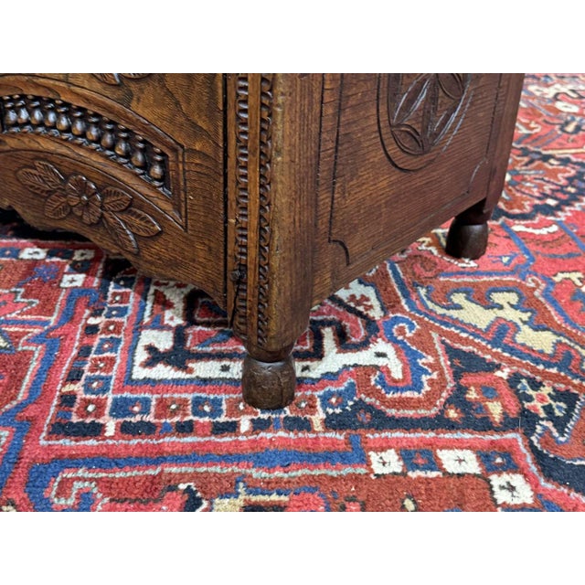 19th Century Breton Chestnut Storage Bench For Sale - Image 10 of 17