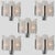 This beautiful wall light with three glass shades and chrome base was produced in the 1960s by the iconic firm of Orrefors...