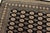 Bokhara Rug 9’1” X 12’1” Black Wool Tribal Hand-Knotted Oriental Carpet For Sale In Philadelphia - Image 6 of 13