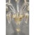 Early 21st Century Italian Wall Sconce in Clear Murano Glass with Gold Floral Motifs by Simoeng for Simoeng For Sale - Image 5 of 6