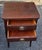 Federal Style Stained Mahogany Two-Drawer Side Table Nightstand, Circa 1940s For Sale - Image 4 of 12