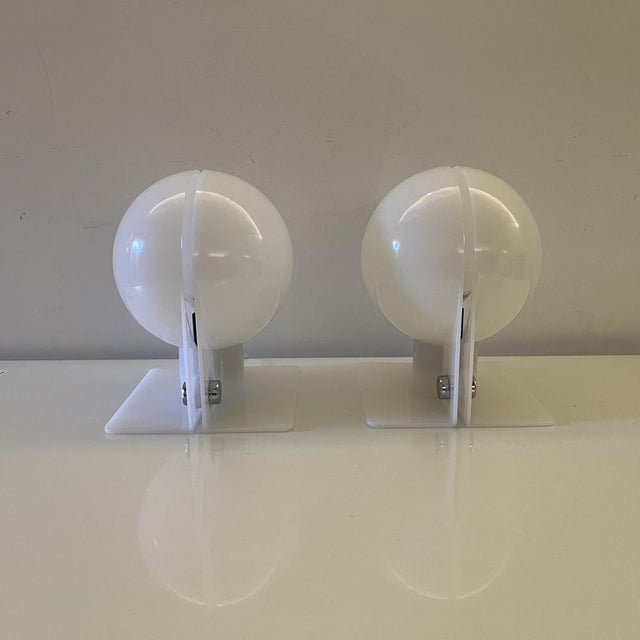 Sirio Lamps of Brazzoni and Lamp for Guzzini, 1970s, Set of 2 For Sale - Image 3 of 14