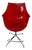 Meridiana Hard Plastic Design Bar Stool on Four-Legged Base by Christophe Pillet for Driade For Sale
