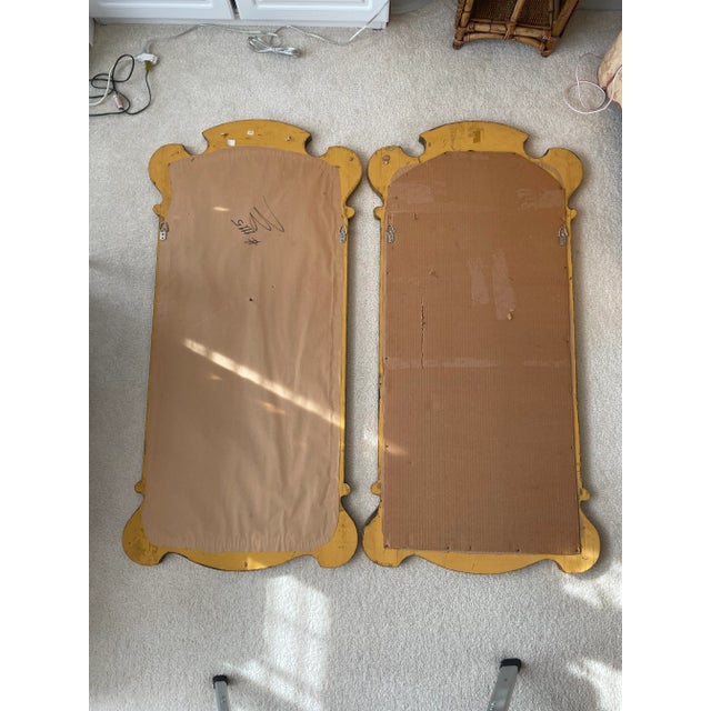 Vintage Gilt Prince Howard French Provincial Hollywood Regency Mirrors, a Pair For Sale In Atlanta - Image 6 of 8