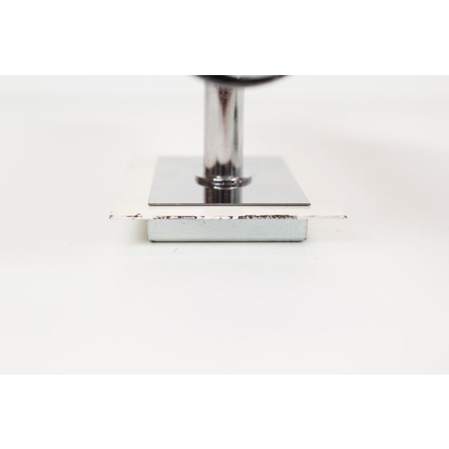 Chrome Wall Lamps in the style of Sciolari, 1980s, Set of 2 For Sale - Image 4 of 10