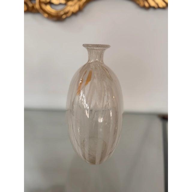 1950s 1950s–60s Murano Filigrana “Pillow” Vase, Attributed to Dino Martens For Sale - Image 5 of 11