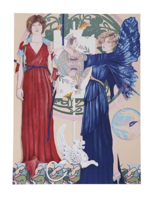Robert Anderson, the Queen's Masque, Lithograph