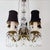 Petite French Louis XV Style Five Arm Crystal Chandelier With Black Lampshades For Sale - Image 13 of 18