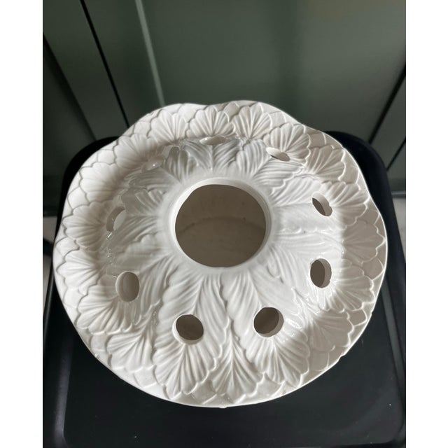 Vintage Italian Ceramic Tulipiere For Sale - Image 9 of 12