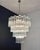 Large Vintage Clear Murano Glass Tiered Chandelier, 1990s For Sale - Image 15 of 16