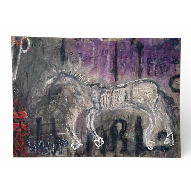 Large Abstract Painting by Roderick Coles For Sale - Image 11 of 11