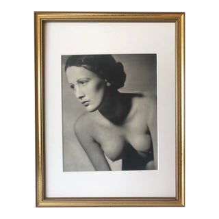 Vintage Art Deco Nude Photo by Everard Circa 1930 . For Sale