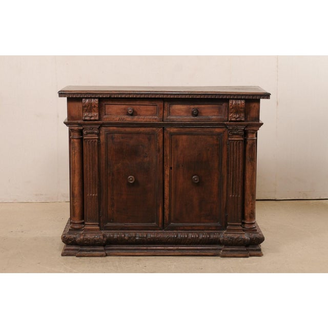Coffee Early 19th C. Cabinet W/ Pilaster Side Posts For Sale - Image 8 of 11