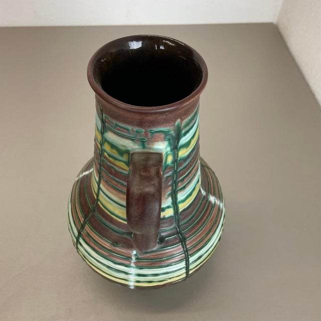 Fat Lava Pottery Vase by Bay Ceramics, Germany, 1970s For Sale - Image 13 of 18