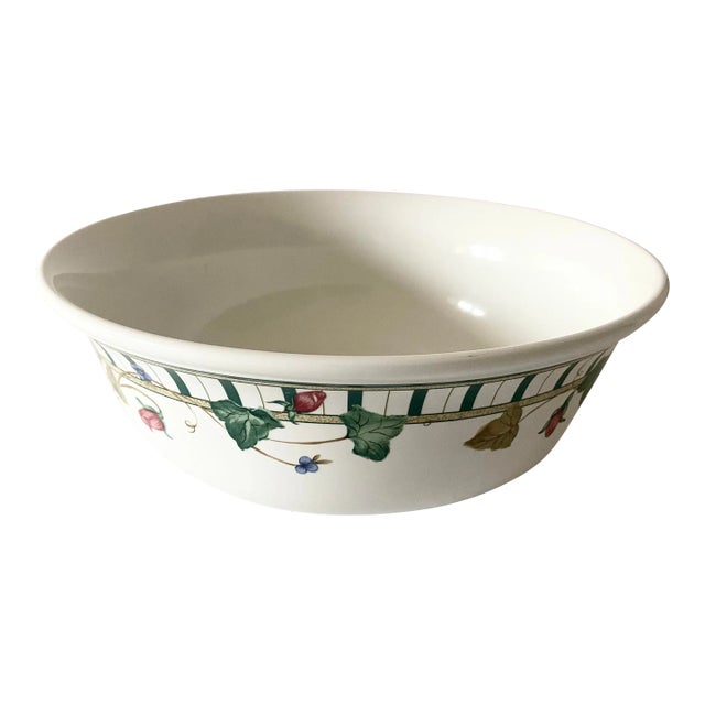 Lenox Summer Terrace Serving Bowl Mint Condition. For Sale