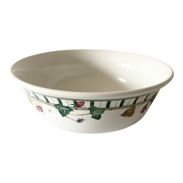 Lenox Summer Terrace Serving Bowl Mint Condition Late 20th Century For Sale