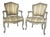 19th Century French Louis XV Style Rococo Fauteuil Armchairs For Sale