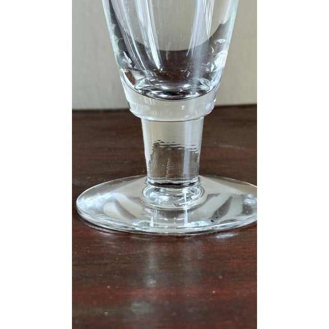 Mikasa Vintage, Mid-Century Modern, Mikasa Brewmaster Clear Glass Pilsner Glasses, Set of 4, 1970s For Sale - Image 4 of 11