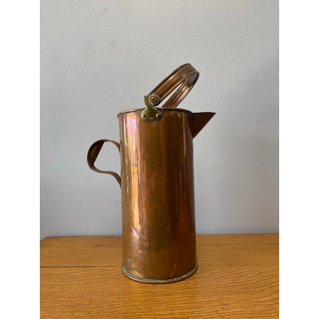 English Antique English Copper Jug or Measuring Pail For Sale - Image 3 of 10