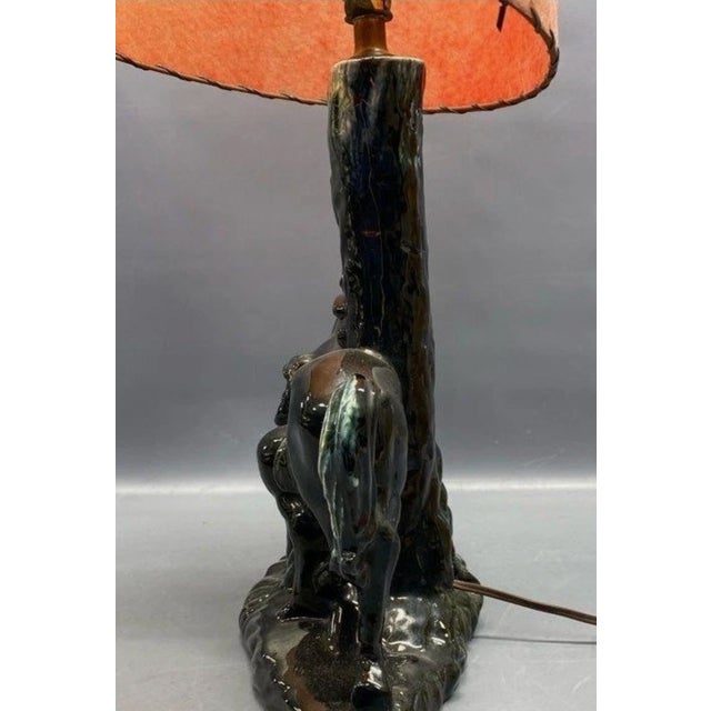 Salmon 1950s Mid-Century Modern Phil Mar Porcelain Mare & Colt Horse Table Lamp - a Pair For Sale - Image 8 of 14