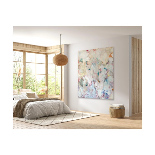 2020s "Above the Clouds" Large Original 2023 Painting by Jessalin Beutler For Sale - Image 5 of 8