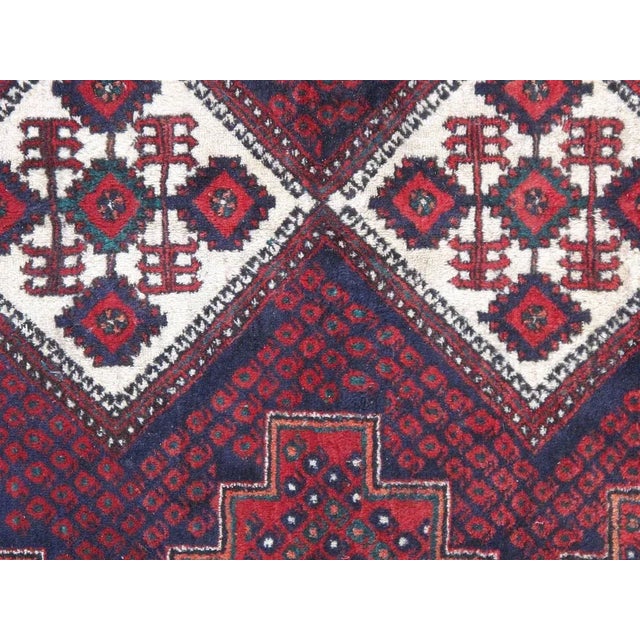 1970s 1970's Afshar Rug, 5'9" X 9' For Sale - Image 5 of 9