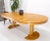 Baker Satin Wood Blond Single Pedestal Banded Round Dining Table Two Leaves For Sale - Image 11 of 13