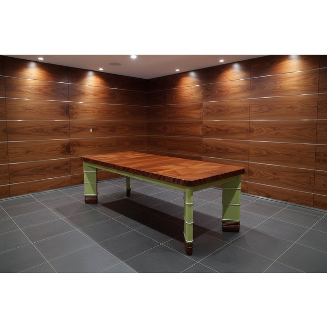 Wood 1920s Attributed to Kem Weber Dining Table From Grand Rapids Furniture Company For Sale - Image 7 of 14