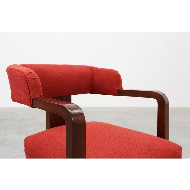 A refined example of early Belgian Art Deco, this 1920s chair captures the movement’s shift toward modern geometry while...