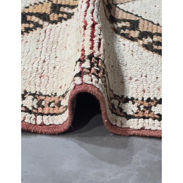 Earthy Tone Moroccan Rug - 6.9 X 5.4 Ft For Sale - Image 4 of 8
